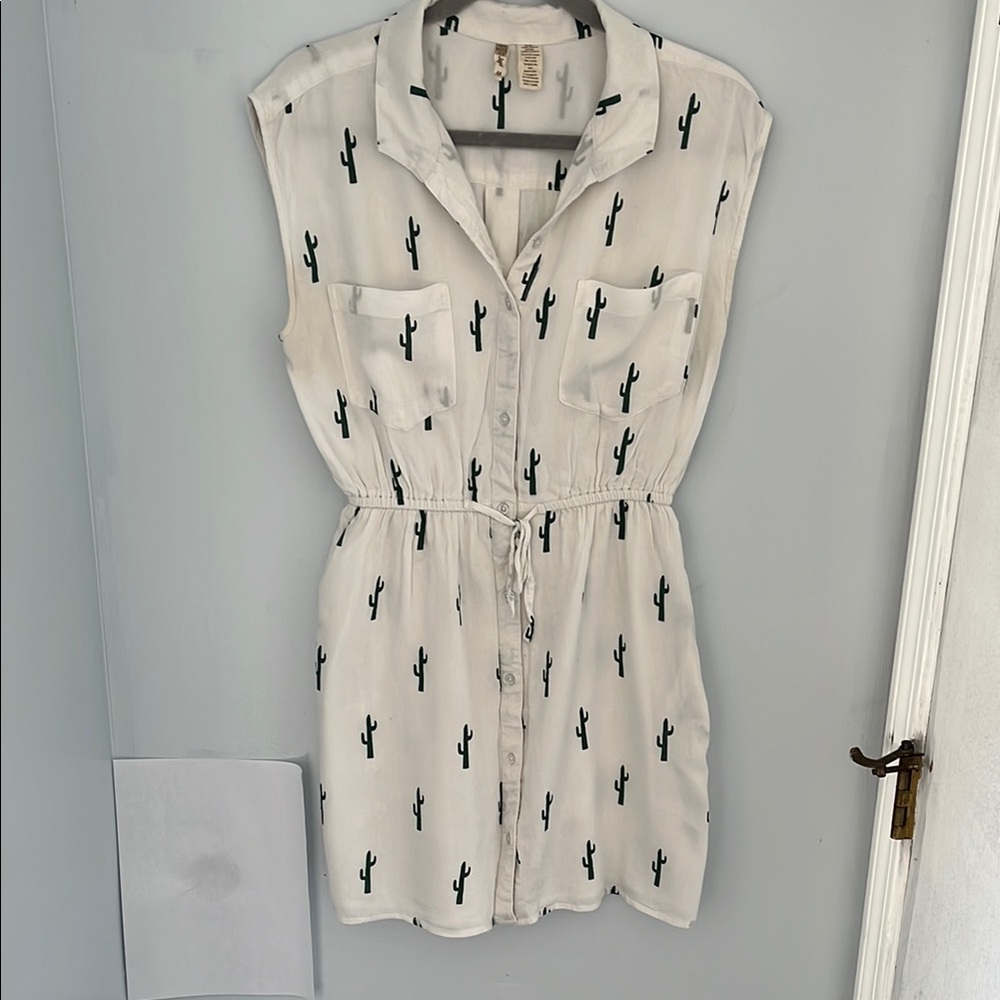 Cactus Shirt Dress